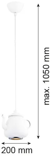 Argon 3650 - Lampada a sospensione JAMAJKA 1xGU10/50W/230V