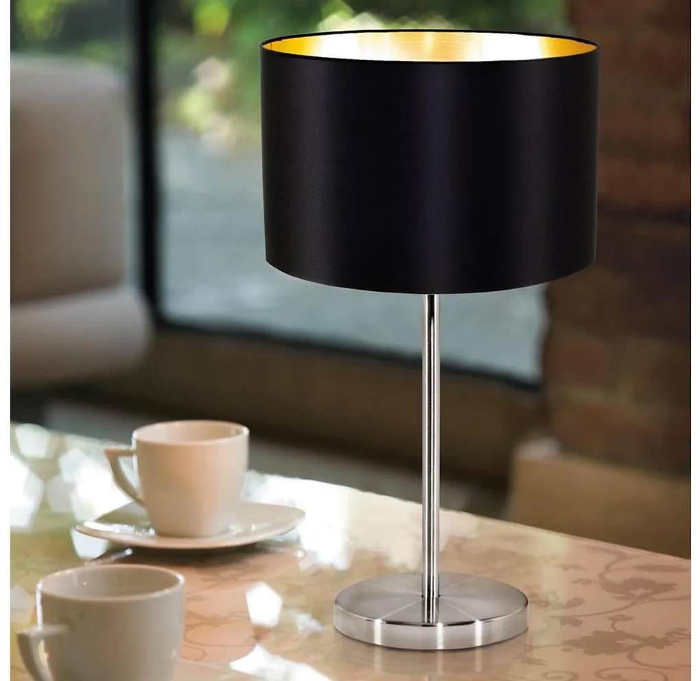 Eglo 31627 - Lampada da tavolo MASERLO 1xE27/60W/230V