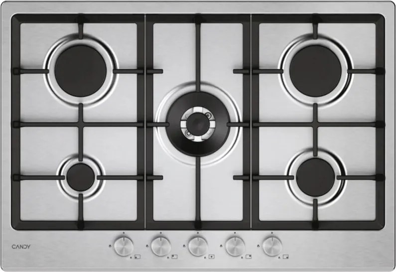 Moderna CHG74WTX. Colore del prodotto: Acciaio inox, Posizionamento dell'apparecchio: Da incasso, Dimensione della larghezza del piano cottura: 74.5