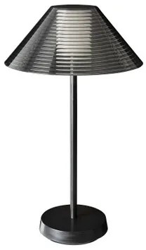 Lampada da Tavolo Ricaricabile 1.5W Bianco Caldo Dimmerabile - Nera