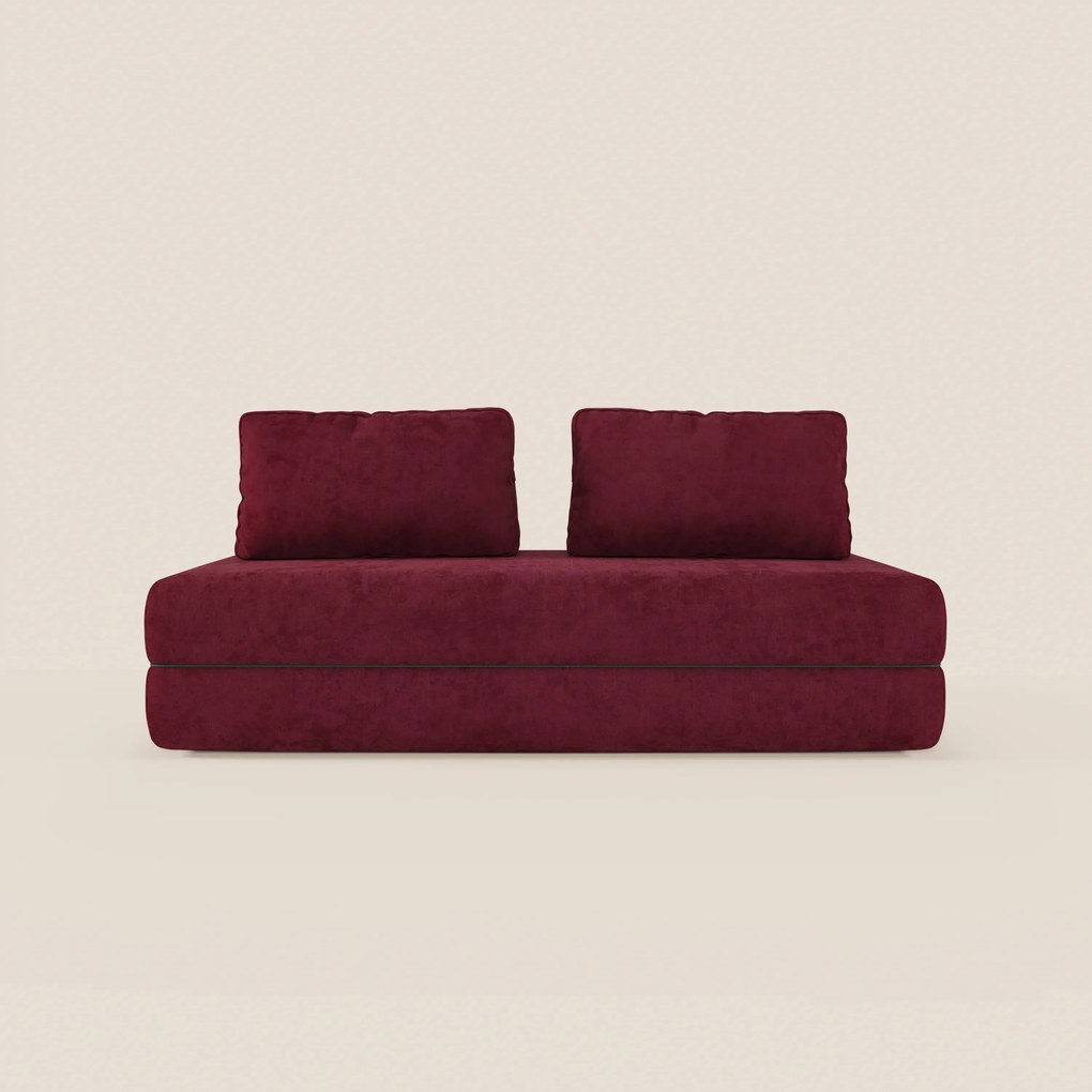 Rift divano letto matrimoniale 2 posti e 3 posti con schienali mobili - materasso alto 22 cm e memory foam in T31