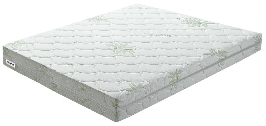 Materasso bifacciale in schiuma dura/media 120x200 cm BonHarmony HR BIO - BENAB