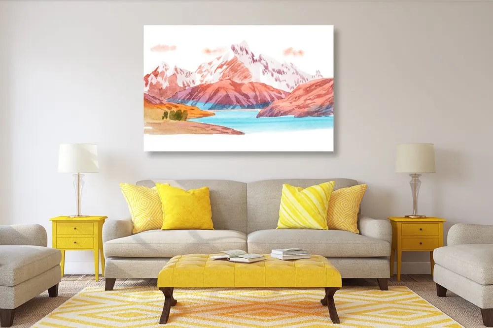 Quadro su tela – Splendido paesaggio montano