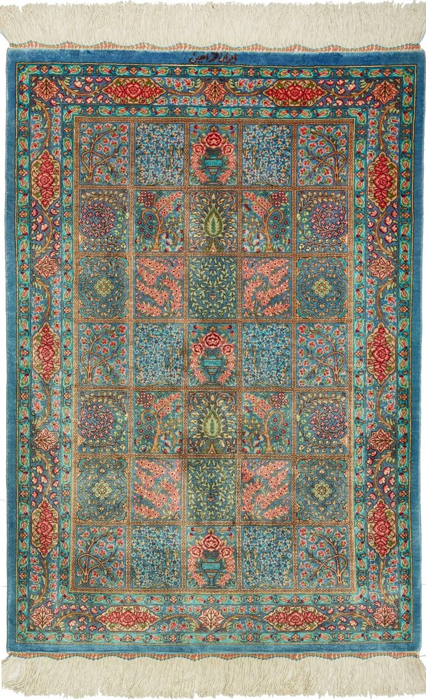 Ghom Tappeto persiano 60x90 (Iran) Annodato A Mano