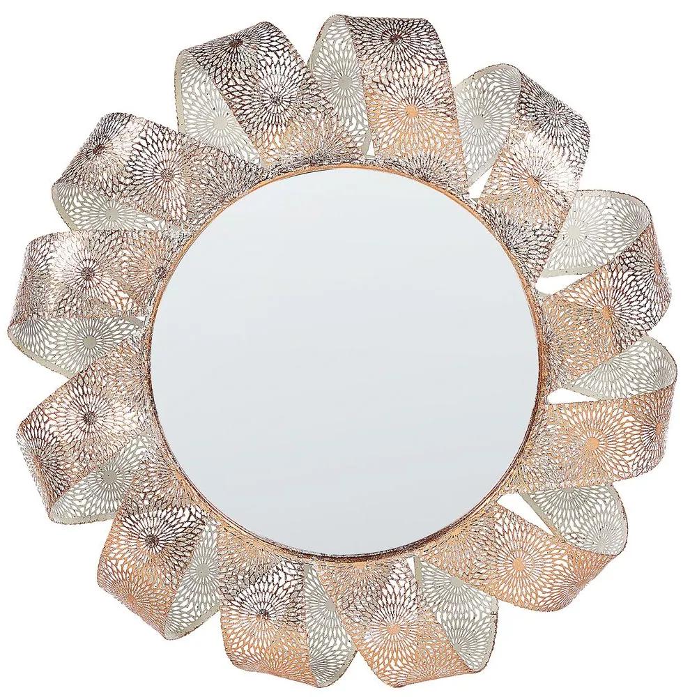 Specchio tondo diametro 54cm bianco MANGALORE Beliani