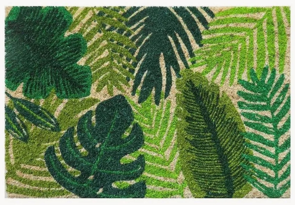 Zerbino fatto a mano in cocco Tropical Leaves