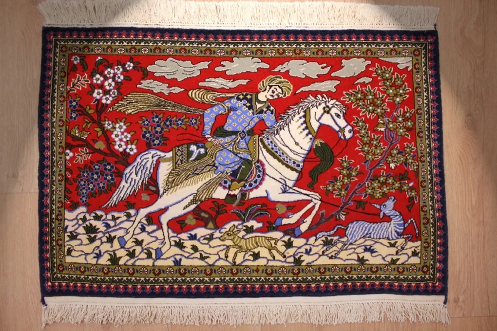 Ghom Tappeto persiano 60 x 90 (Iran) Annodato A Mano