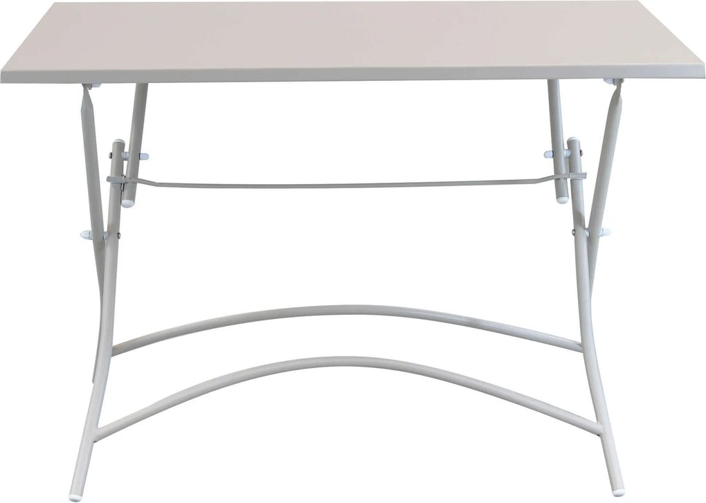 ROMANUS - tavolo in acciaio pieghevole da esterno