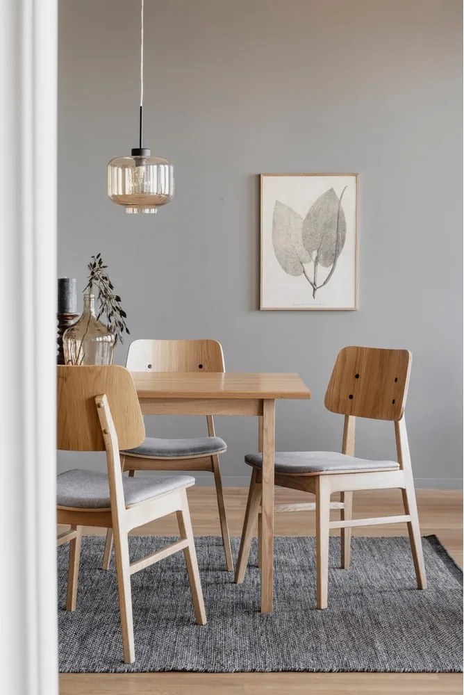 Tavolo da pranzo in legno con decoro in rovere, 180 x 90 cm Melfort - Rowico