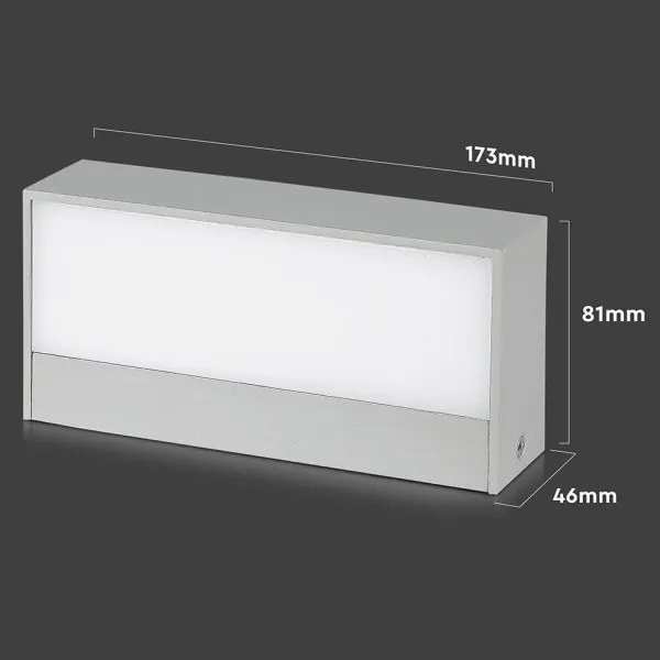 LED Applique da esterno LED/9W/230V 6500K IP65