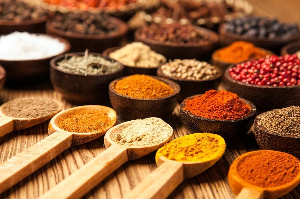 Carta da parati autoadesiva – Spezie ed erbe aromatiche