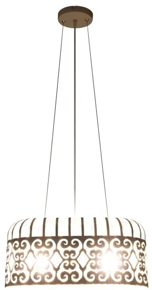 Rabalux 2162 - Lampadario ALESSANDRA 2xE27/60W/230V bianco