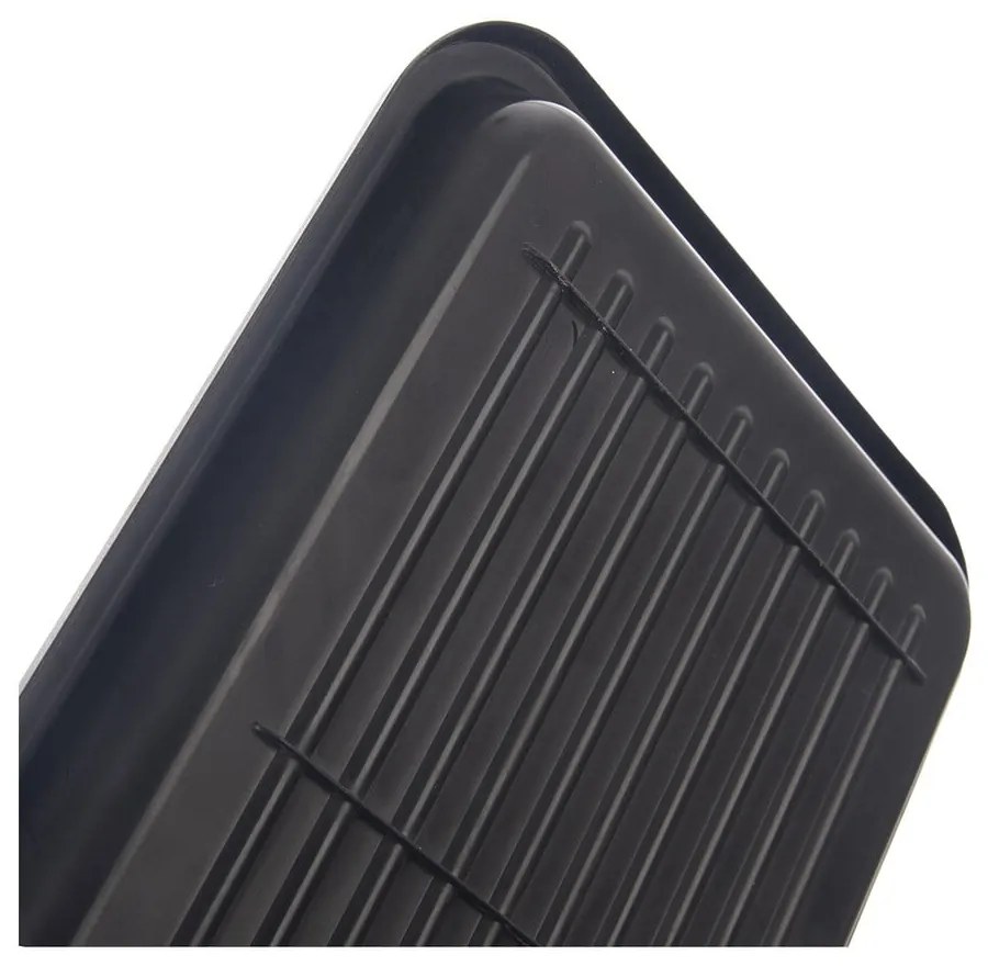 Scolapiatti in metallo nero 43x28,5 cm Radka - Orion