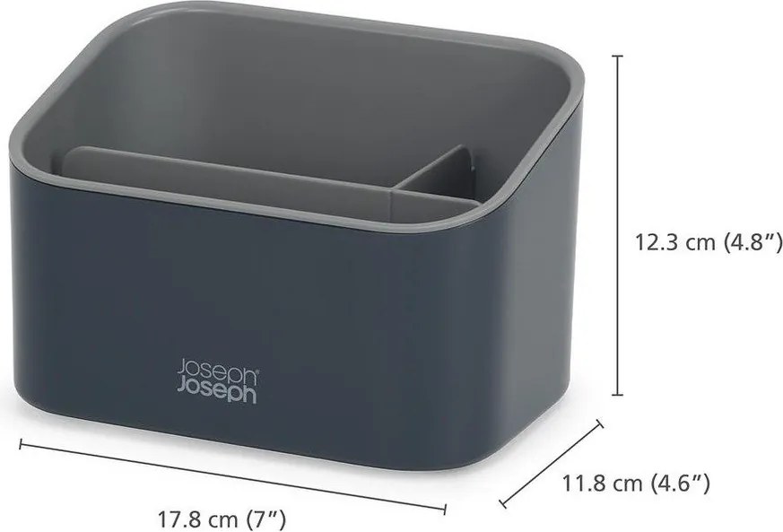Supporto per detersivo grigio scuro in plastica SinkStore – Joseph Joseph