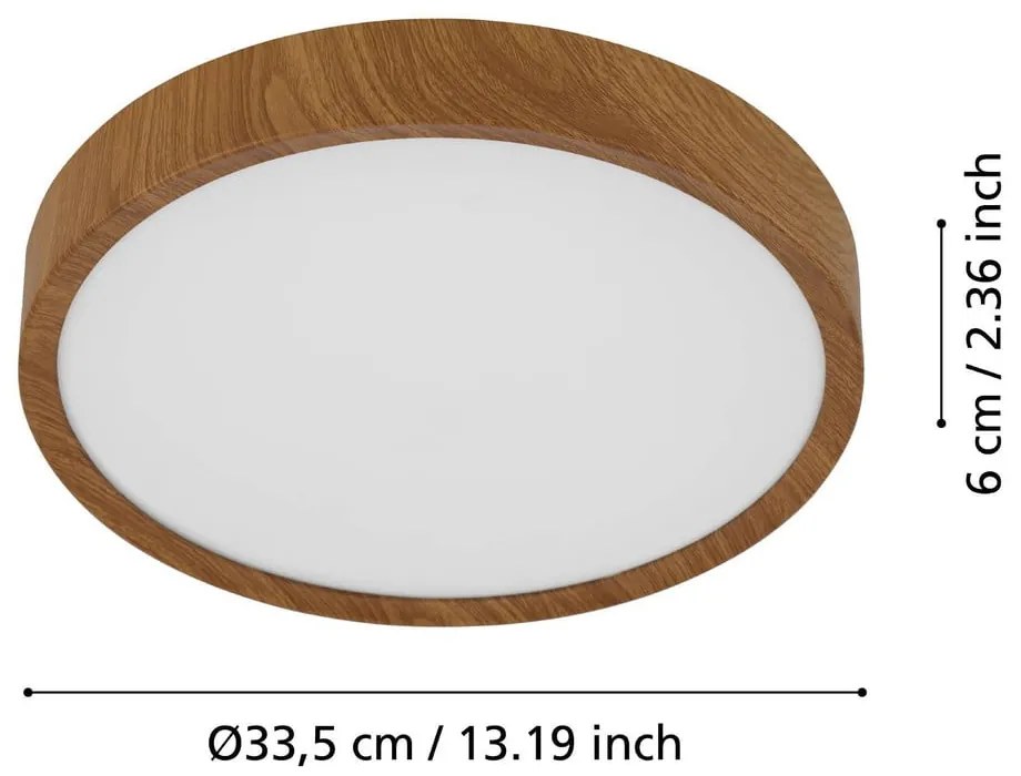 Plafoniera LED marrone MUSURITA – EGLO