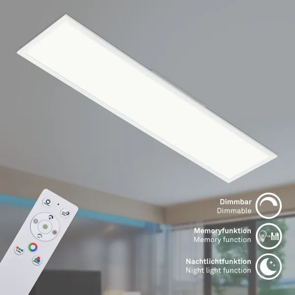 Brilo - Plafoniera dimmerabile RGBW SLIM LED/40W/230V + +TC