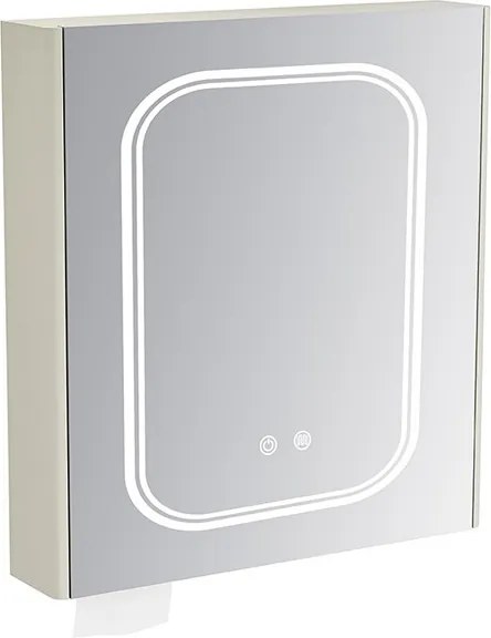 Mobile bagno 60 cm lavabo integrato e specchio contenitore | KAM-SM60 - KAMALU