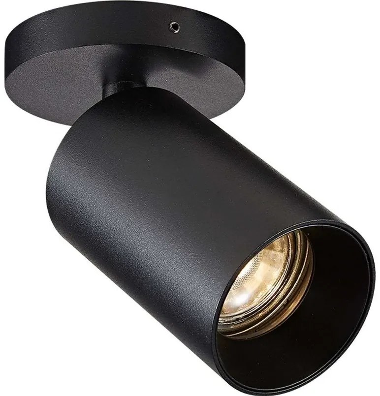 SpotOn Circle1 Applique da Parete/Soffitto Nero - Antidark