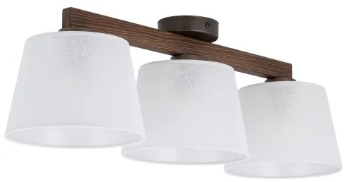 Brilagi - Lampadario a plafone LATTE 3xE27/15W/230V pino/bianco