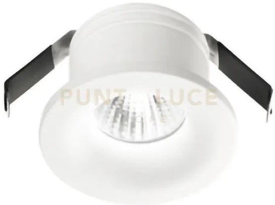 Gfa850c- faretto da incasso bianco led 3000k 320lm 4w d.4,5cm allum...