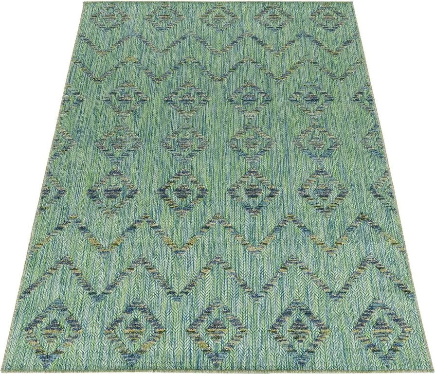 Passatoia verde per esterni 80x250 cm Bahama - Ayyildiz Carpets