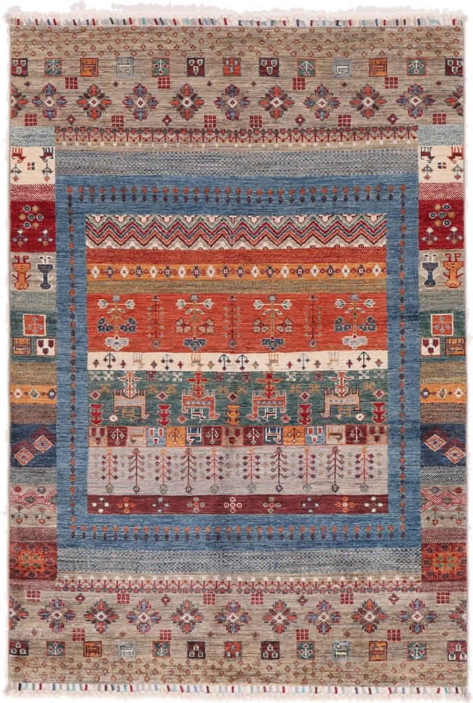 Samarkand Tappeto orientale 190 x 130 (Afghanistan) Annodato A Mano