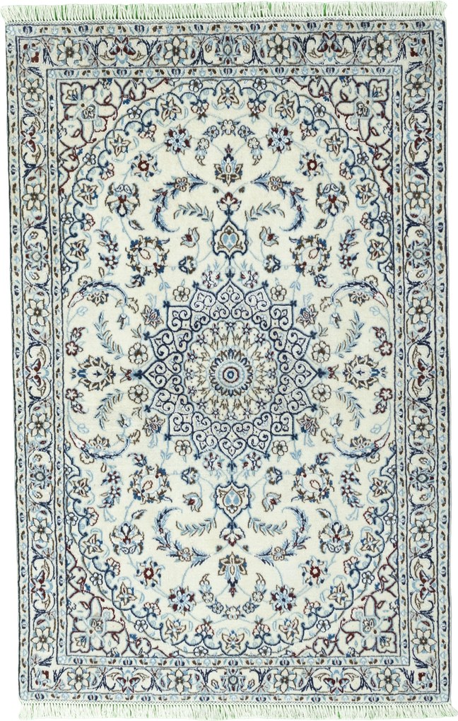 Nain Tappeto persiano 100x160 Beige (Iran) Annodato A Mano