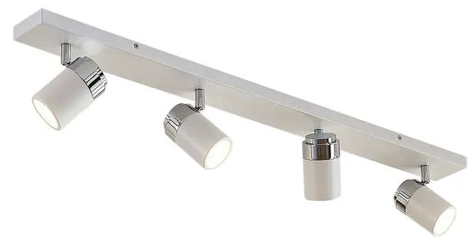 Lindby - Kardo 4 Plafoniera Bianco/Cromato Lindby