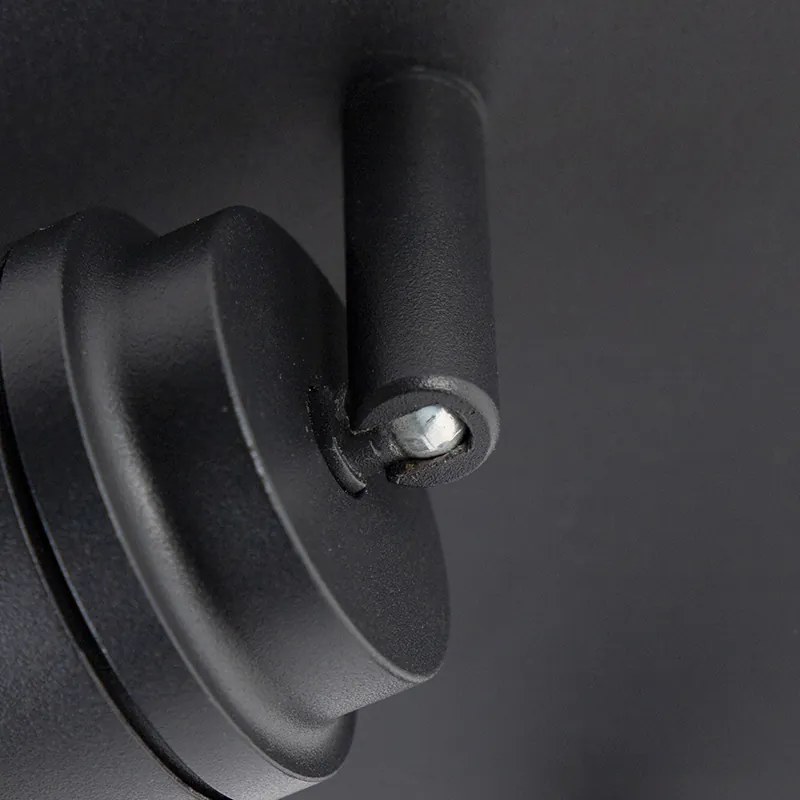 Faretto moderno per bagno nero 2 luci IP44 - Ducha