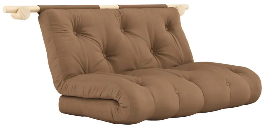 Divano marrone allungabile 135 cm Hooked – Karup Design