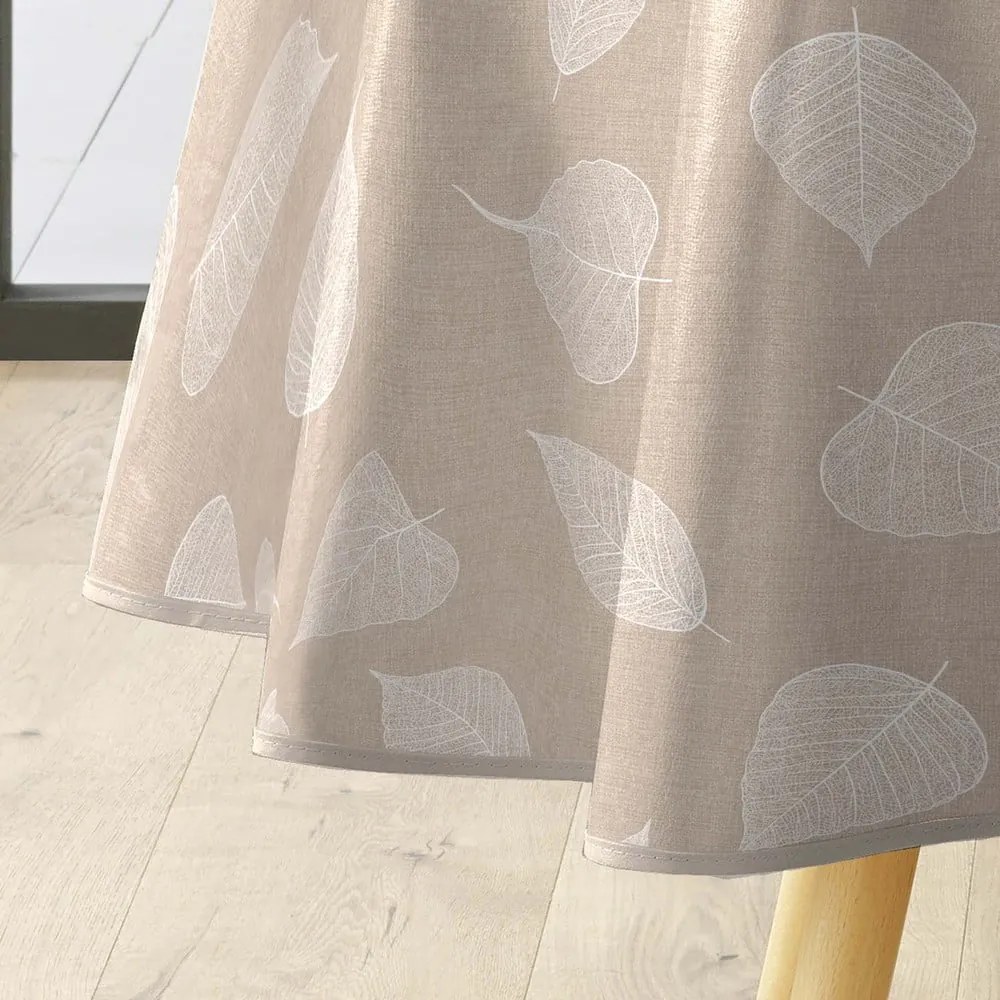 Tovaglia adatta per pulizia con panno umido ø 160 cm Feuillys – douceur d'intérieur