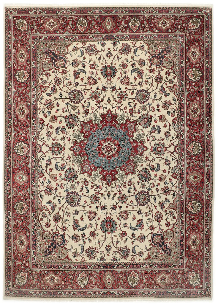 Sarouk Tappeto 360x270 (Iran) Annodato A Mano