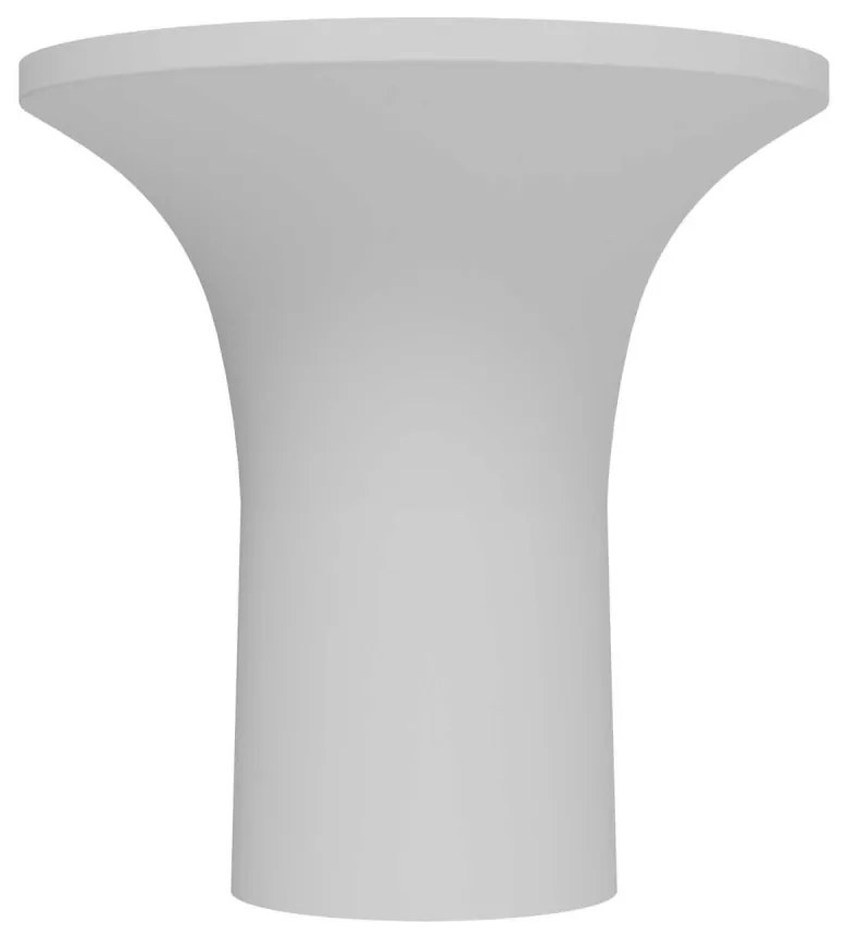 Plafoniera LED GU10 e GU5.3 in Gesso Pitturabile Rotonda Ø167x170mm Base GU10