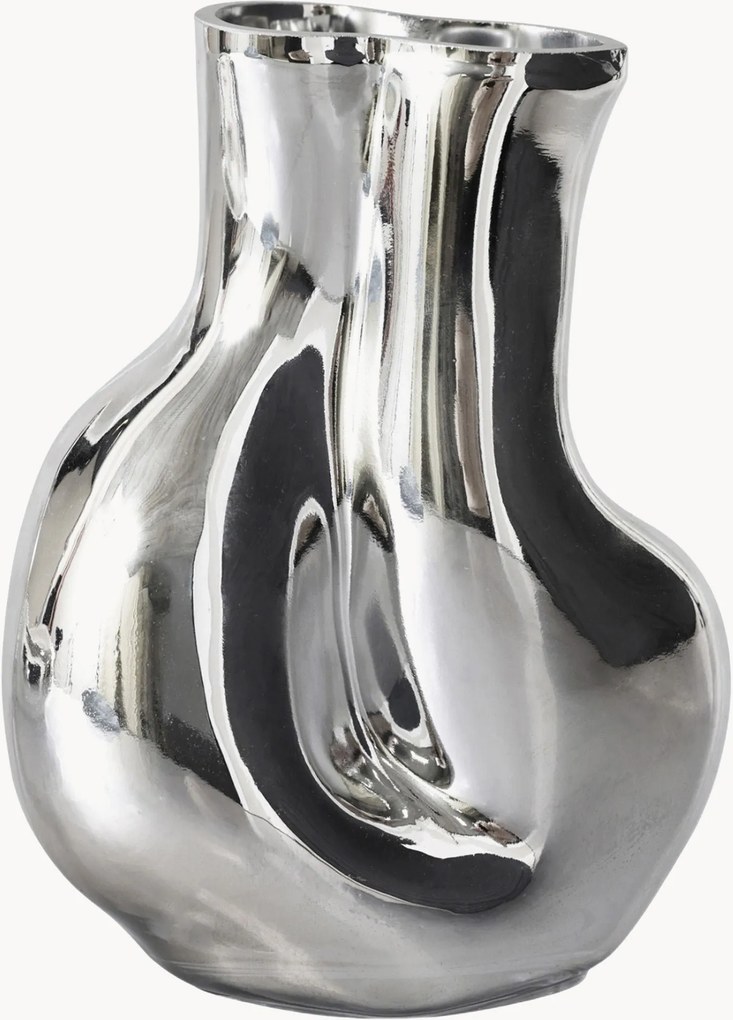 Vaso in vetro fatto a mano Gleam, Alt. 22 cm