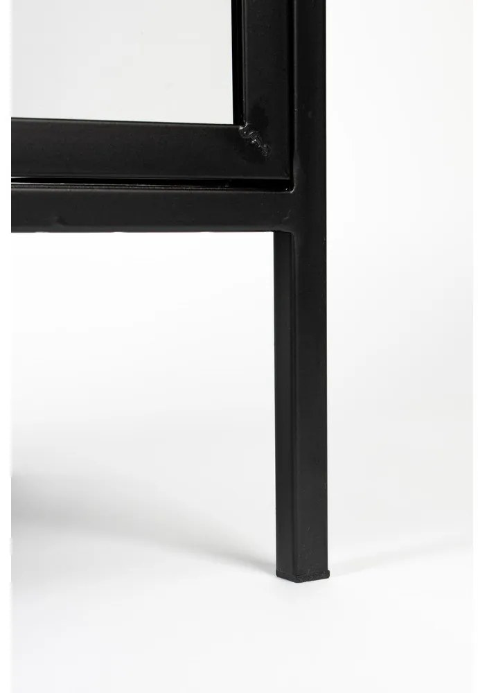 Portabottiglie nero in legno di abete per 10 bottiglie, 52x103 cm Rob - White Label