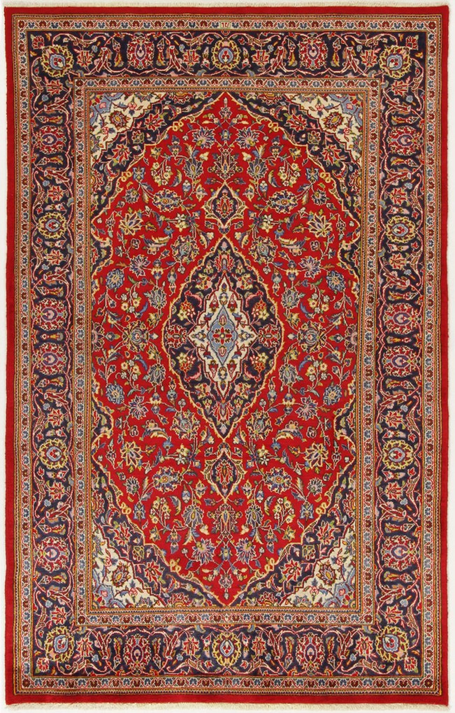 Kashan Tappeto persiano 220 x 130 (Iran) Annodato A Mano