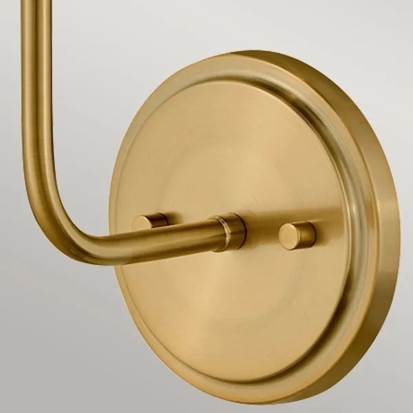 Hinkley HK-CLARKE1-BR-BK - Applique CLARKE 1xE27/40W/230V ottone/nero