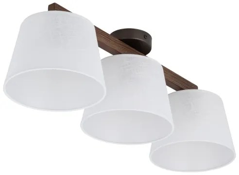 Brilagi - Lampadario a plafone LATTE 3xE27/15W/230V pino/bianco