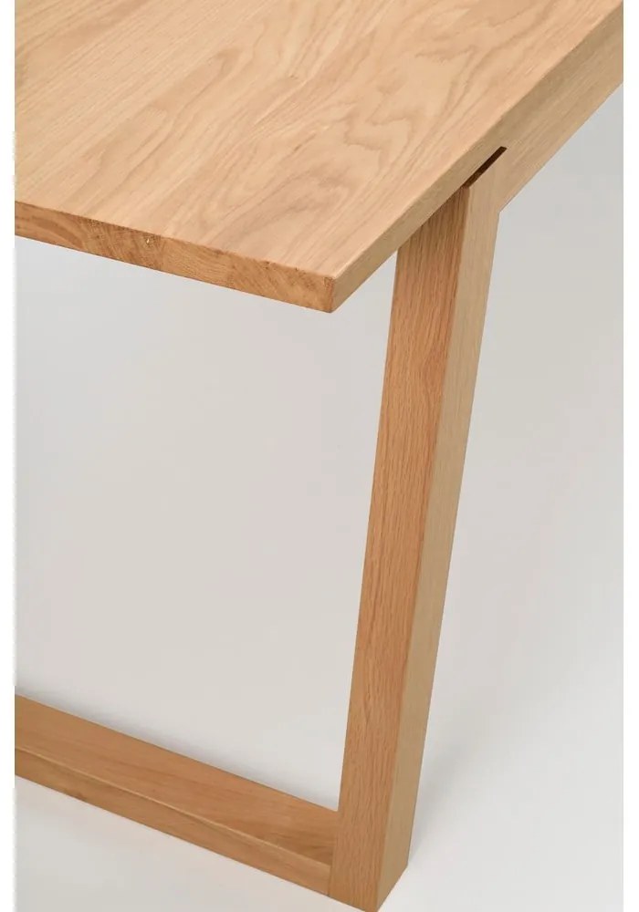 Tavolo da pranzo naturale in rovere decorato, 215 x 96 cm Colonsay - Rowico