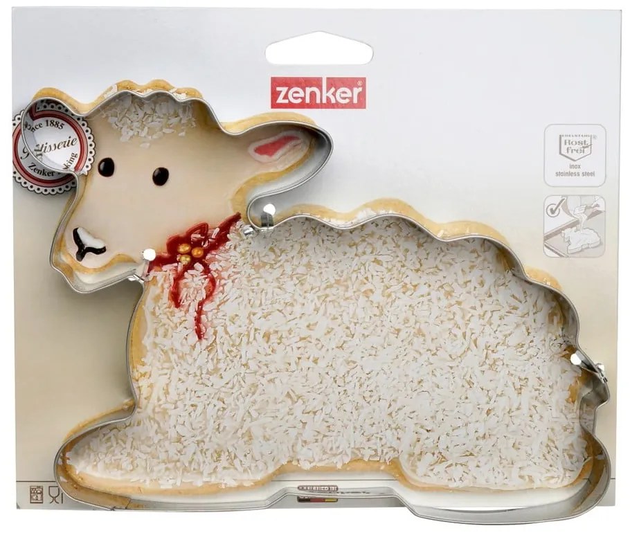 Punzone da forno in acciaio inox Agnello - Zenker