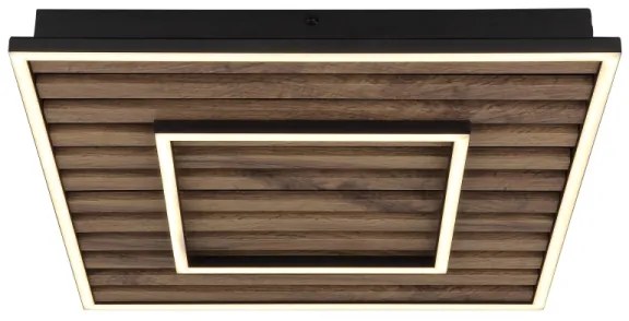 Globo 67345D1 - Lampada LED da soffitto WOODY 36W 230V 3000K 45x45 cm