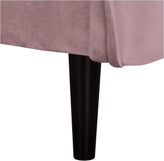 Divano lavanda con rivestimento in velluto 138 cm Juli – Ropez