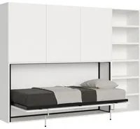 Letto Kando singolo Bianco Frassino composizione G con materasso