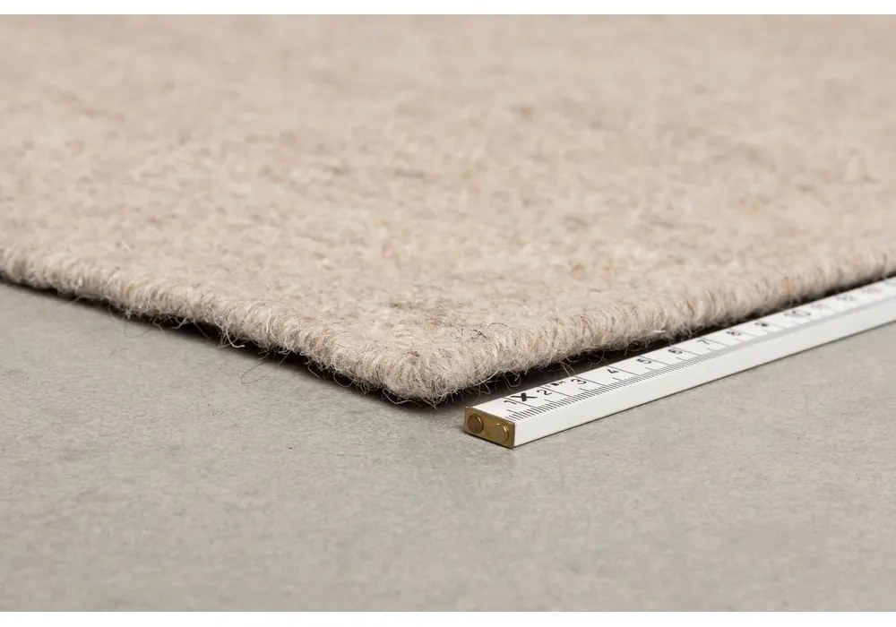 Tappeto marrone/beige in lana 200x300 cm Briton – Dutchbone