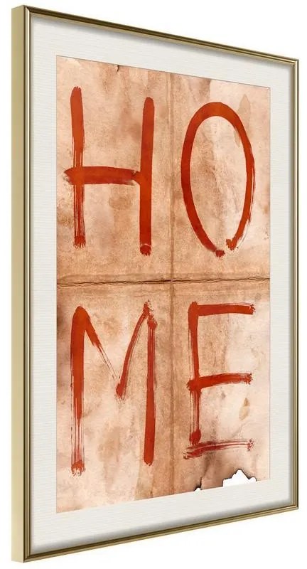 Poster  Everyone Has Their Own Place  Cornice Quadri Cornice d'oro con passe-partout, Larghezza x Altezza Home decor 20x30