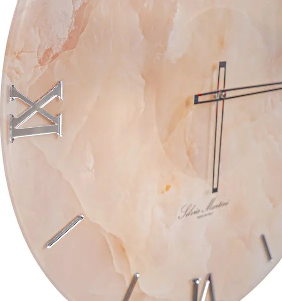 Orologio in vetro temperato da parete moderno D60 - rosa antico CARAH