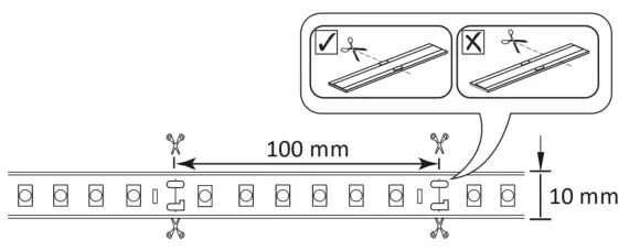 Striscia LED RGBW Dimmerabile 5m LED/24W/12V IP65