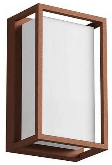 Redo 90534 - Applique a LED da esterno QUADRIS LED/12W/230V IP54 marrone