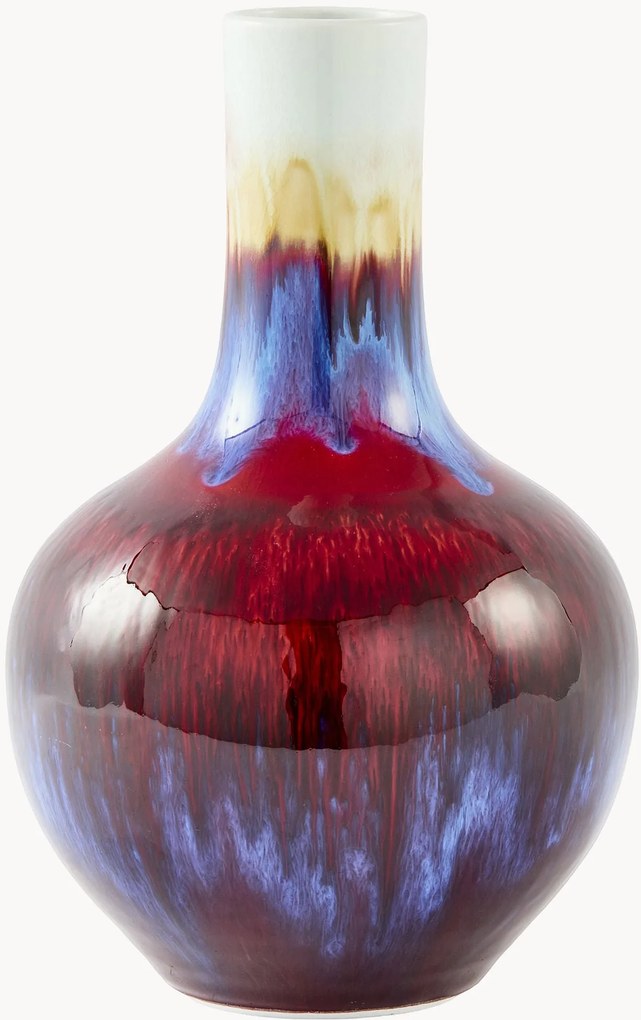 Vaso in porcellana Crazy, alt. 41 cm