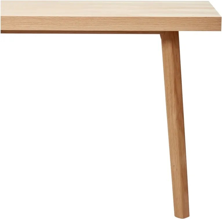 Tavolo da pranzo con effetto rovere 100x200 cm Herringbone – Hübsch